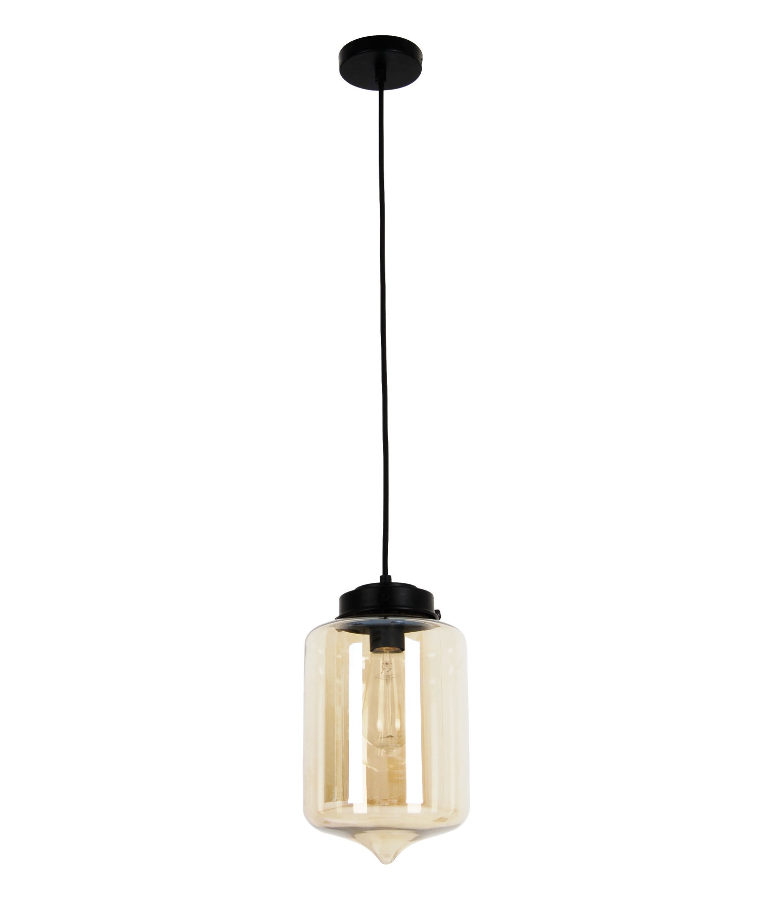 Hot Deal! Modern Retro Tipped Interior Glass Single Pendant Lights - MASON