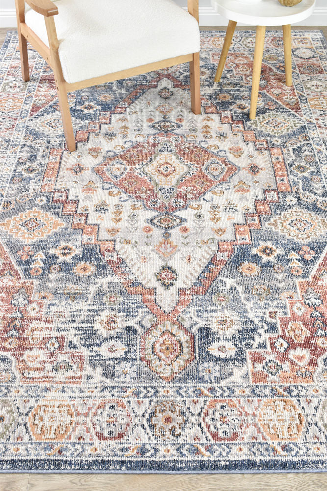 Hot Sale! Medina Grey Floral Rug 0320A