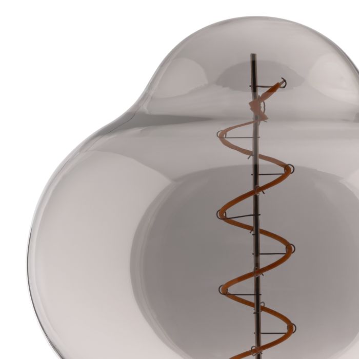 4W Dimmable E27 LED Globe with Black Vapourised Finish, 2000K