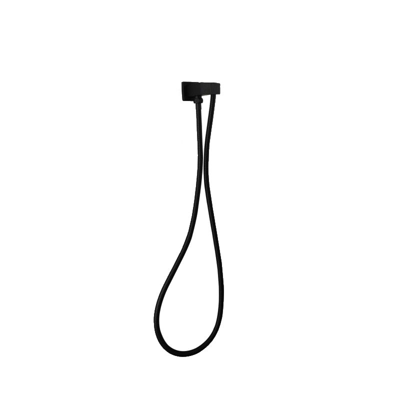 Hot Sale! Esperia Square Shower Holder Set with Matte Black Wall Connector & 1.5m PVC Hose