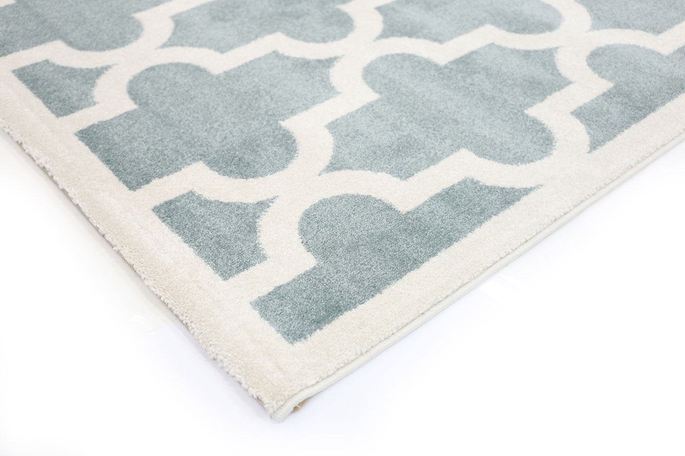 Piccolo Aqua White Rug for Kids - Spark Imagination!