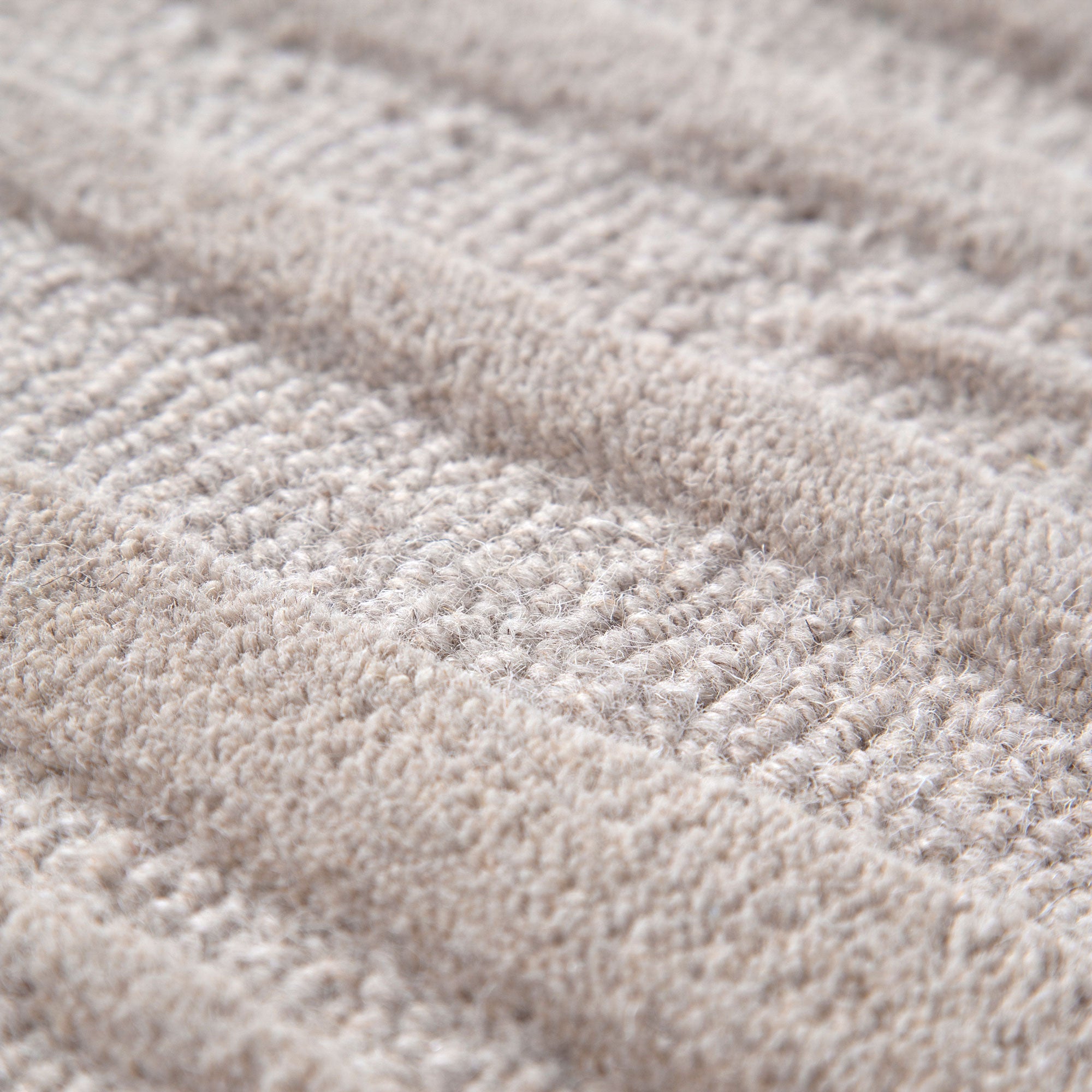 Les Nomades Sandstorm Beige Luxury Wool Rug - Great Addition