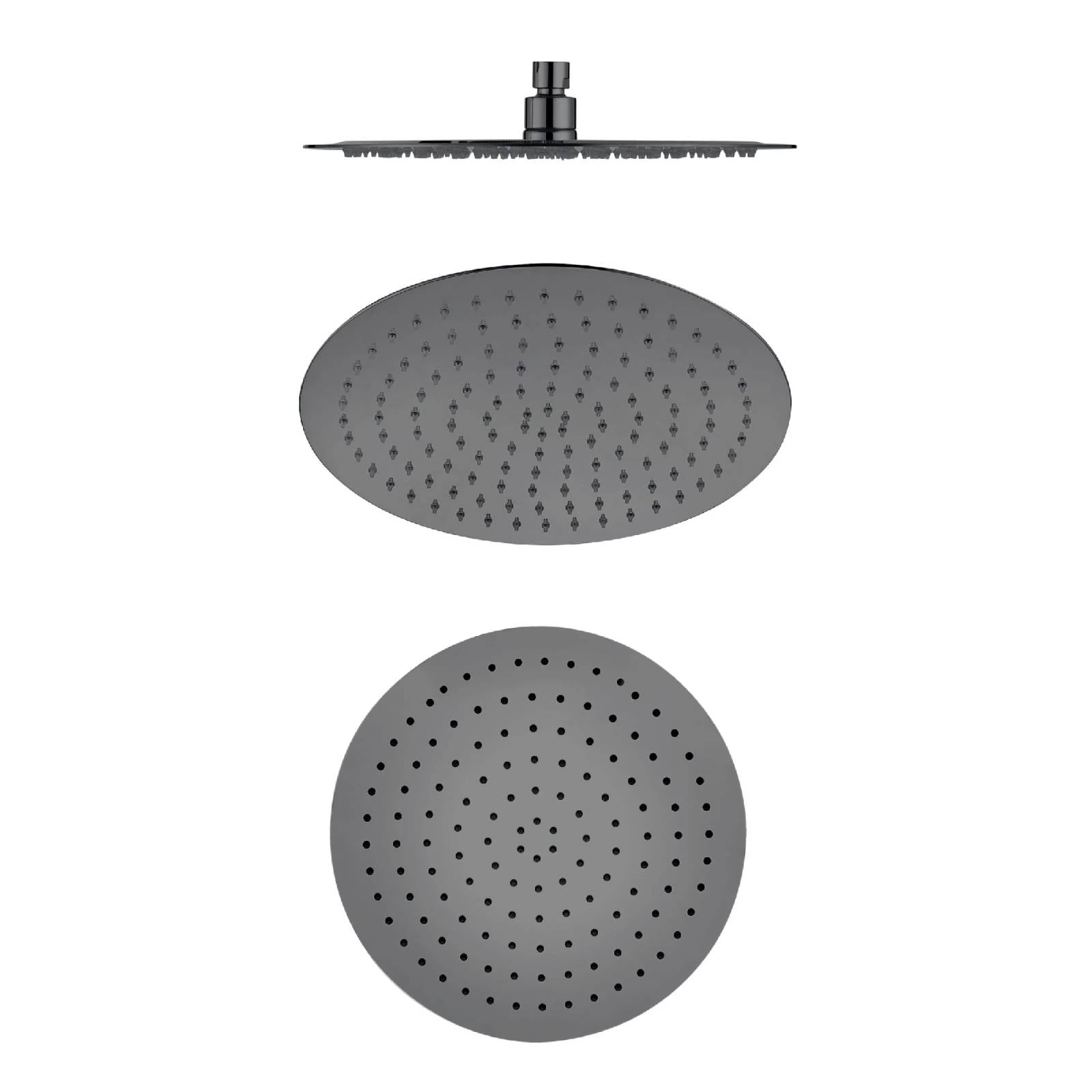 250mm Brushed Gun Metal Mica Luxury Shower Head