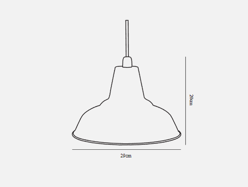 Nordlux Black Industrial Style Pendant Light - Lyne Collection