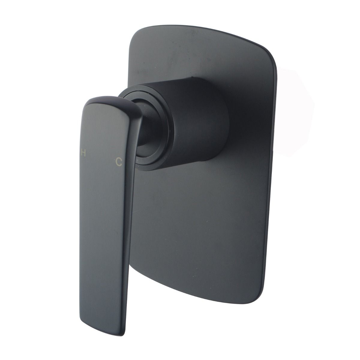Hot Deal! Esperia Matte Black Wall - Mounted Shower Bath Mixer