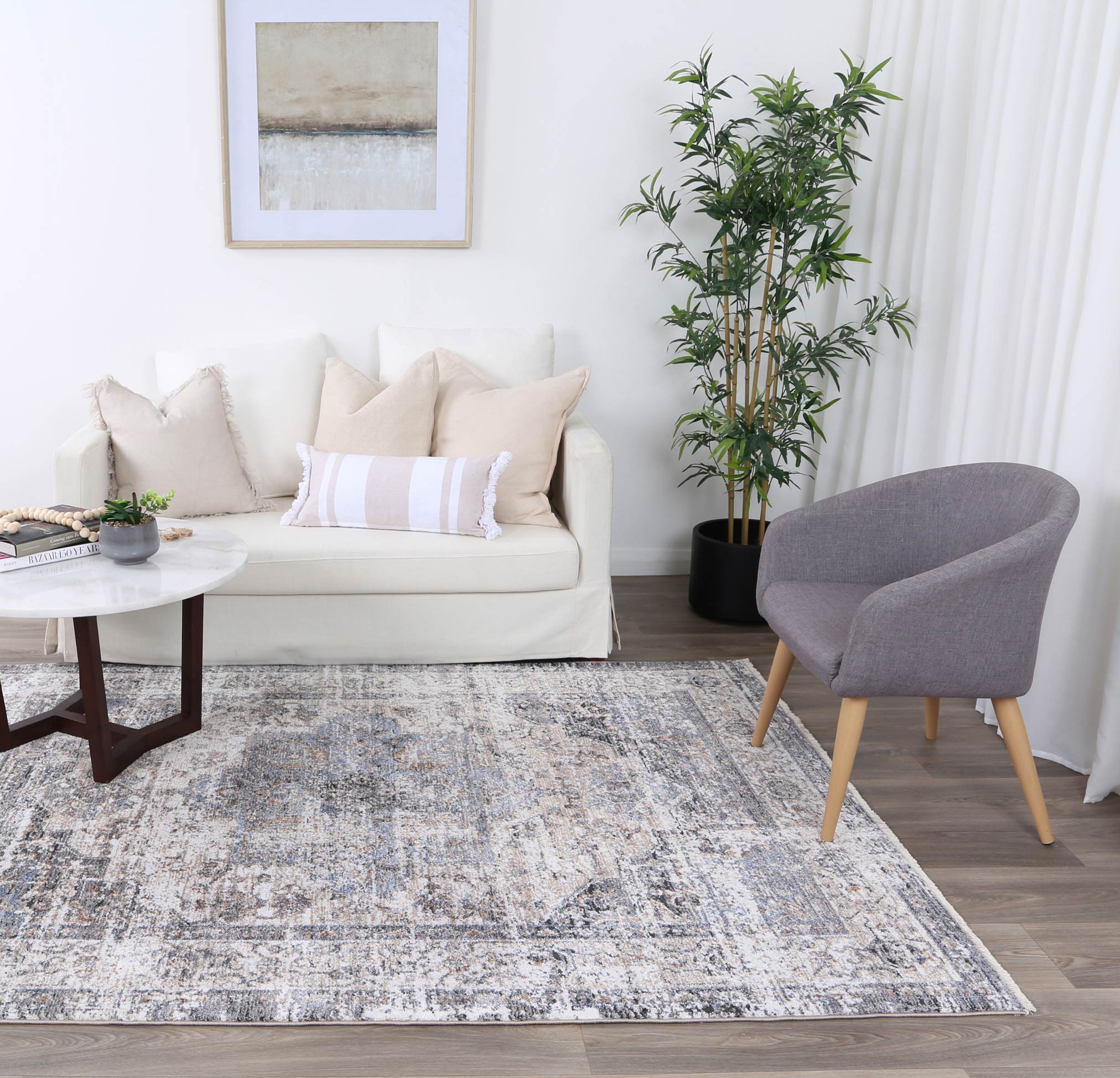 Amazing Annapolis Multan Ash Traditional Soft Floor Rug - Enhance Your Room Now