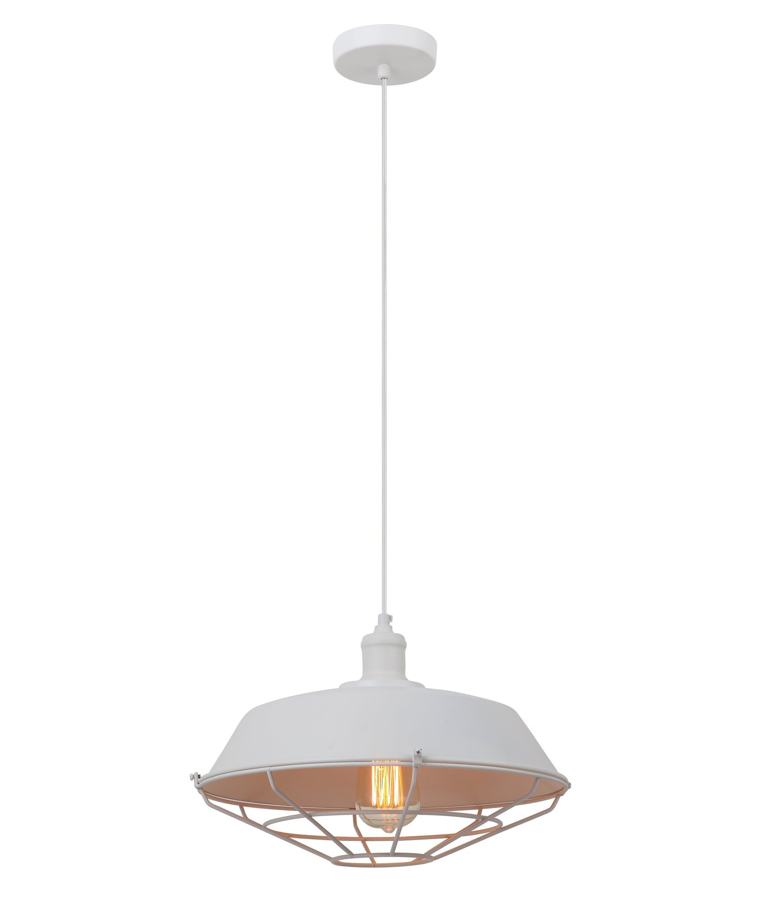 MATRIX: Exclusive Industrial Dome & Cage Single Pendant Lights