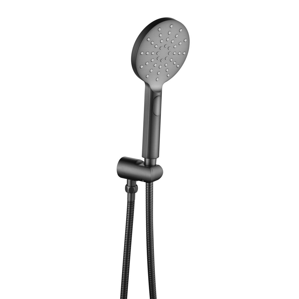 Mica Brushed Gun Metal Wide Hand Shower - Upgrade Your Shower!