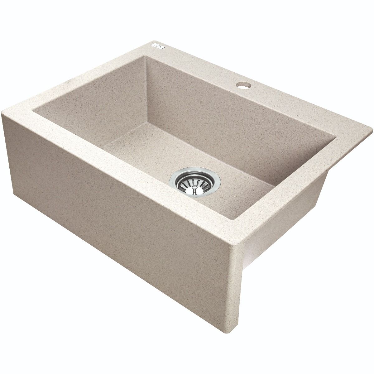 Laveo 490x580x220mm Beige Single - Bowl Granite Stone Kitchen Sink