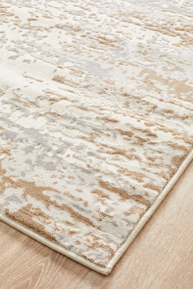 Luxurious Phoebe Cream Rug with Soft Tones and Modern Design