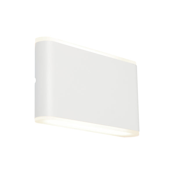 Stylish White Madera Exterior Wall Light for Outdoor Decor