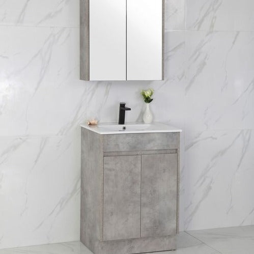 Exclusive LOLA Freestanding Vanity in Stylish Grey - Available in All Sizes