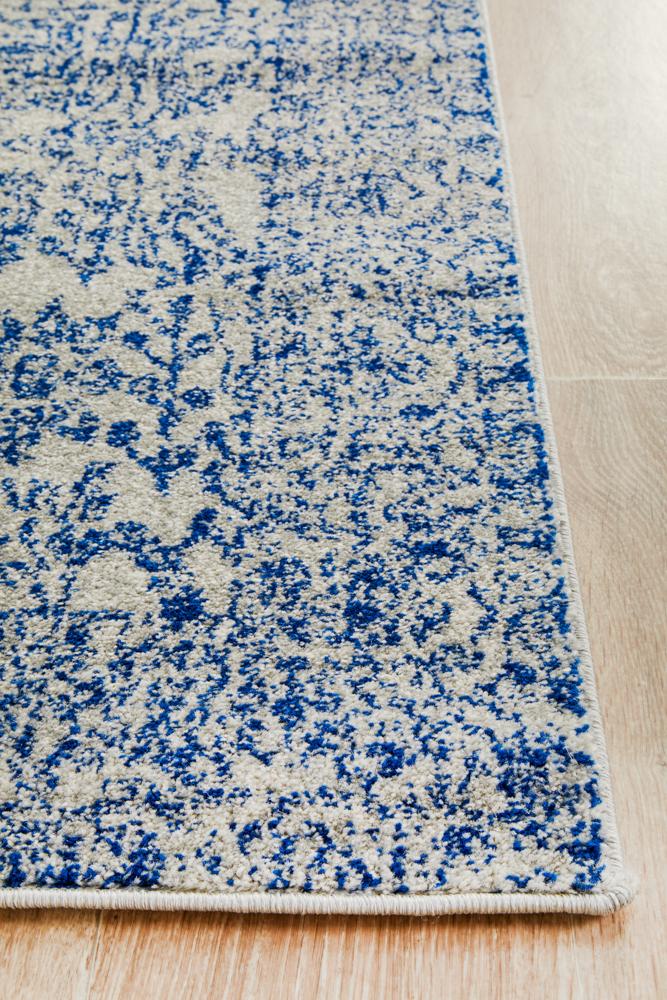 Hot! Evoke Frost Blue Transitional Area Rug