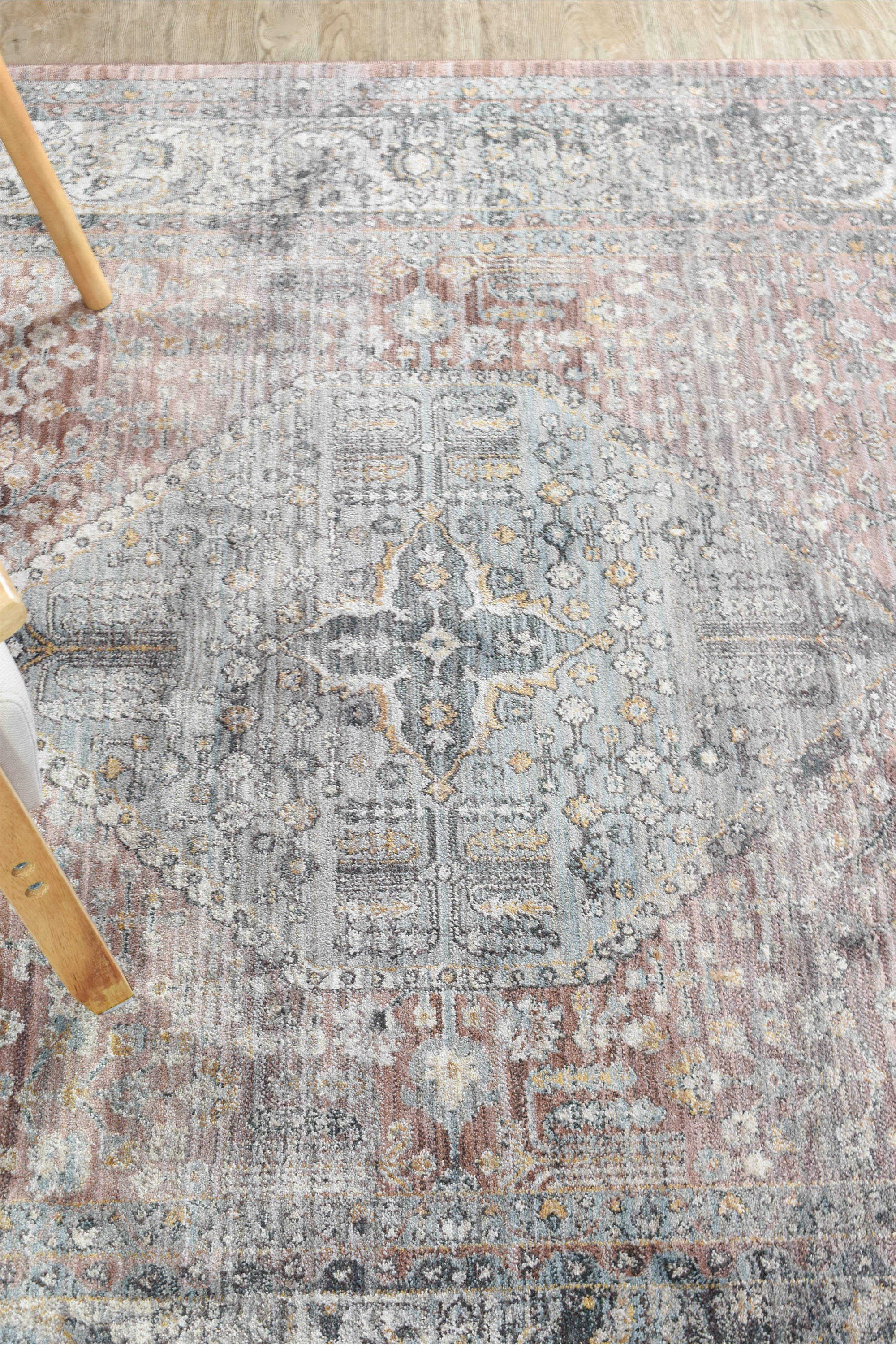 Exclusive Novara Legacy Rose Rug - Soft Pink, Ideal for Home Decor