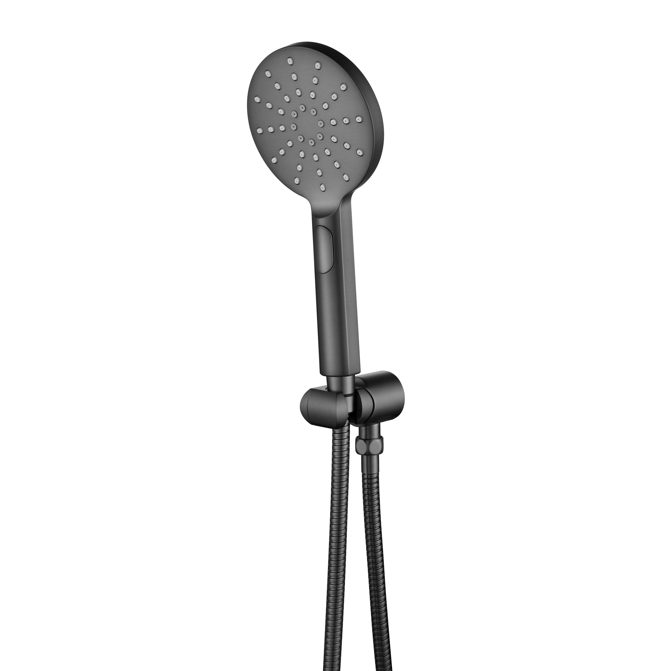Mica Brushed Gun Metal Wide Hand Shower - Upgrade Your Shower!