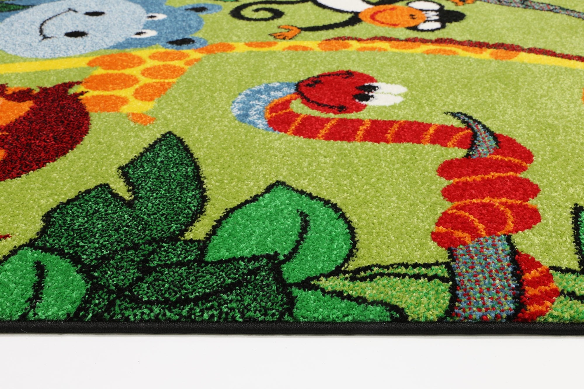 Hot Sale! Nova Green Jungle Animal Rug Perfect for Kids