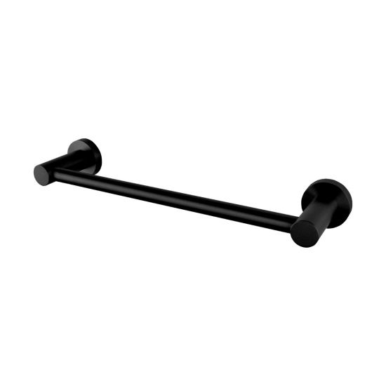 Hot Deal! Pentro Single Bar Matte Black Towel Ring