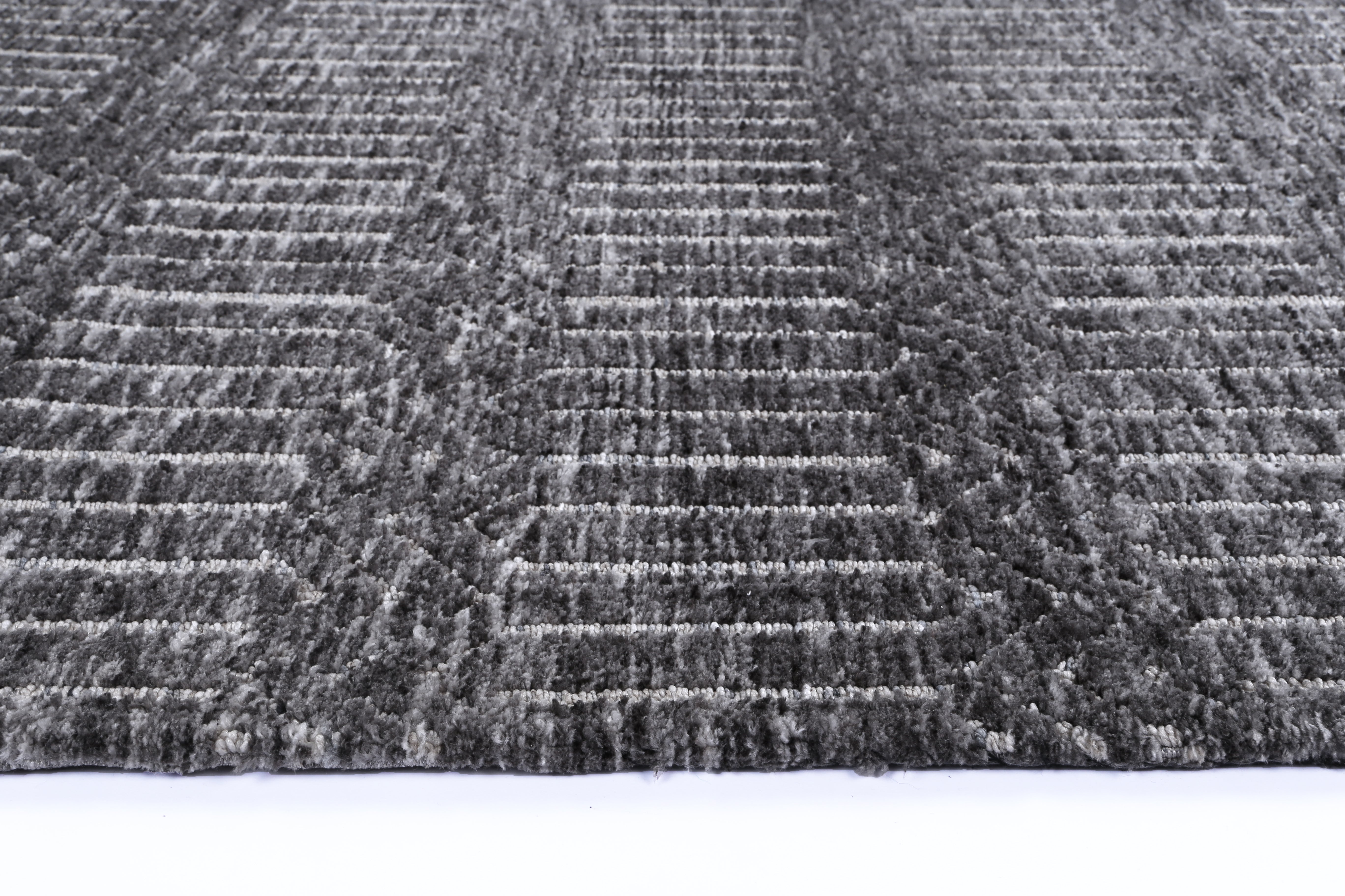 Hot Sale! Ambarsar Attari Rug in Grey Cotton Blend for Any Interior