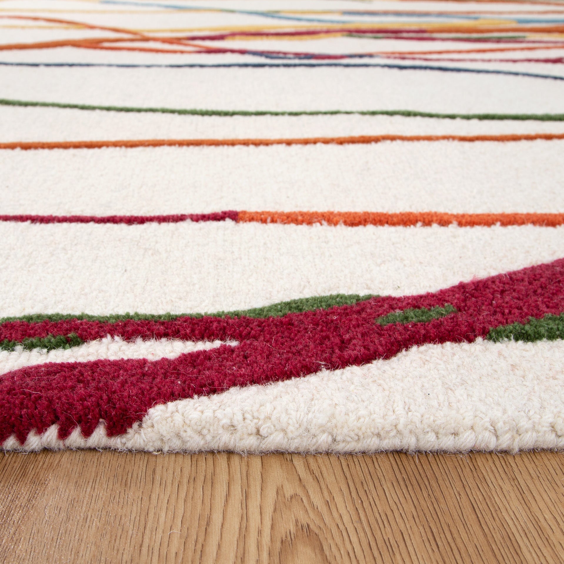 Exclusive Les Nomades Multi - Wool Hand - Tufted Rug for Modern Spaces