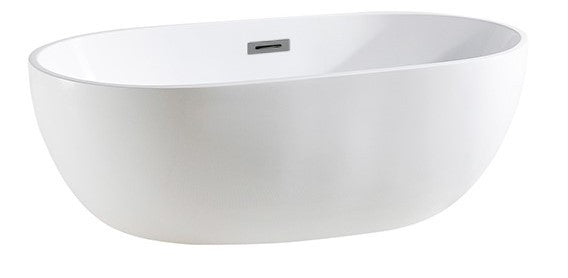 Hot Sale! Olivia Gloss White Freestanding Bathtub in 1300mm, 1400mm, 1500mm & 1700mm Sizes