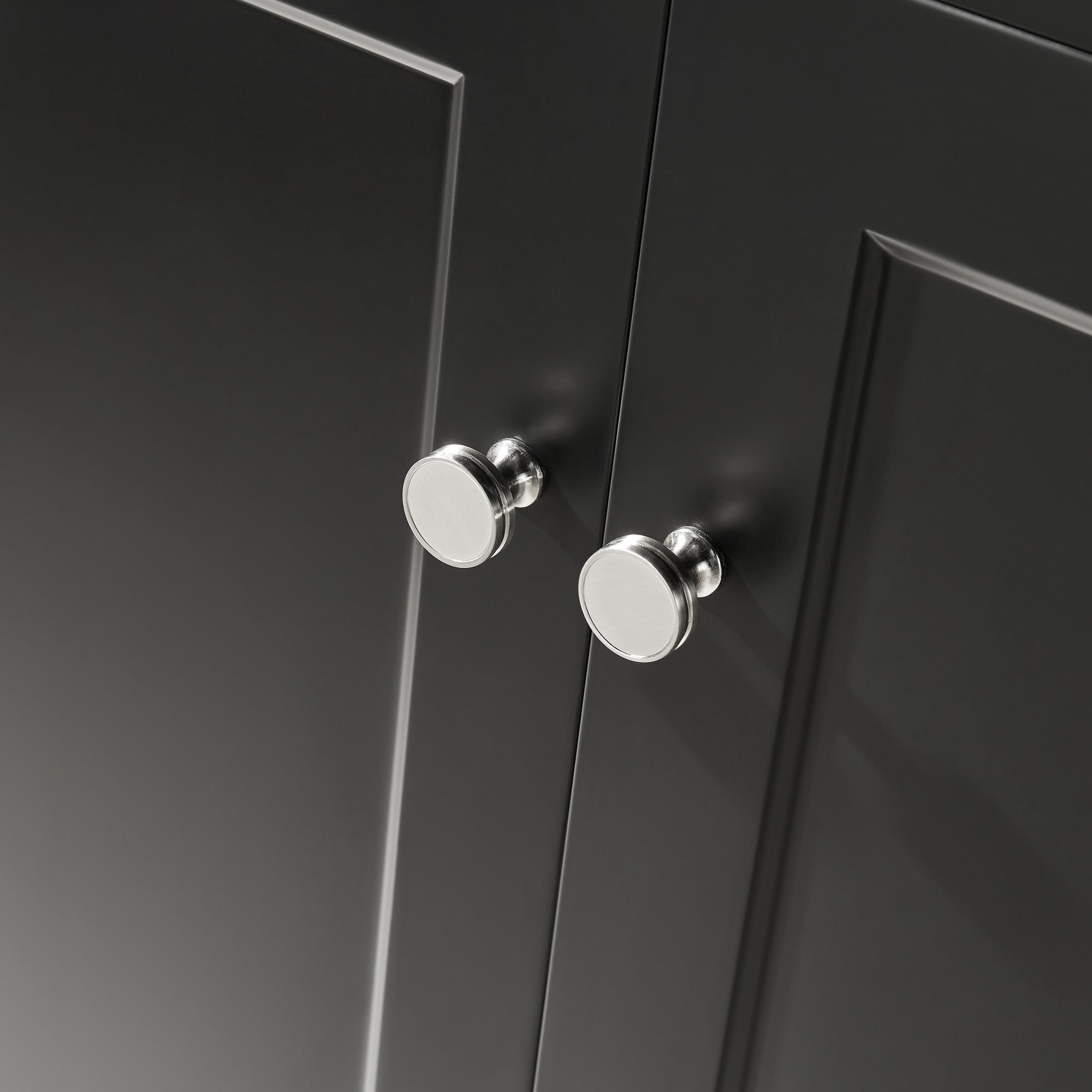 Hot Deal! 900mm Matte Black Harrington Freestanding PVC Vanity