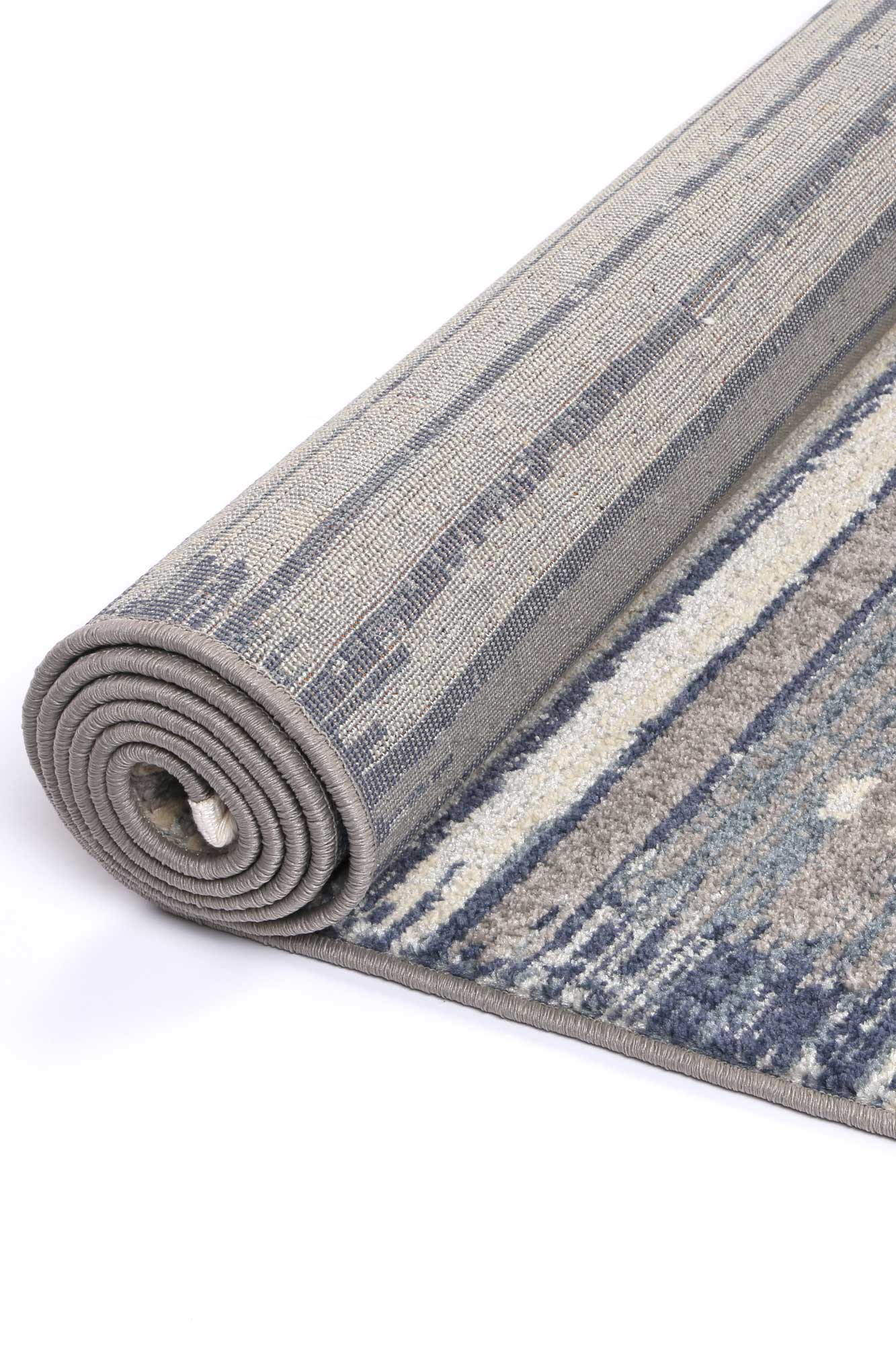 Amazing Contemporary Blue Rug from Peru's Cajamarca Region - Easy Clean & Long - Lasting