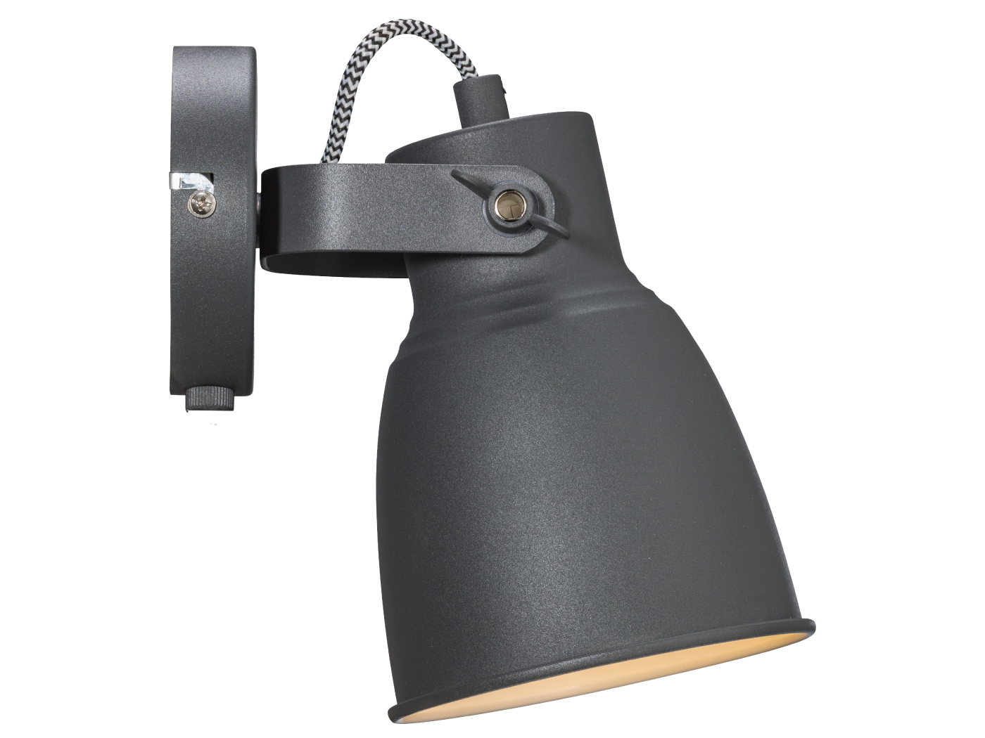 Adrian Anthracite Wall Light - Industrial Style Special