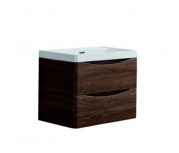 Hot Deal: ANCONA 600mm Rose Wood Wall - Hung Vanity