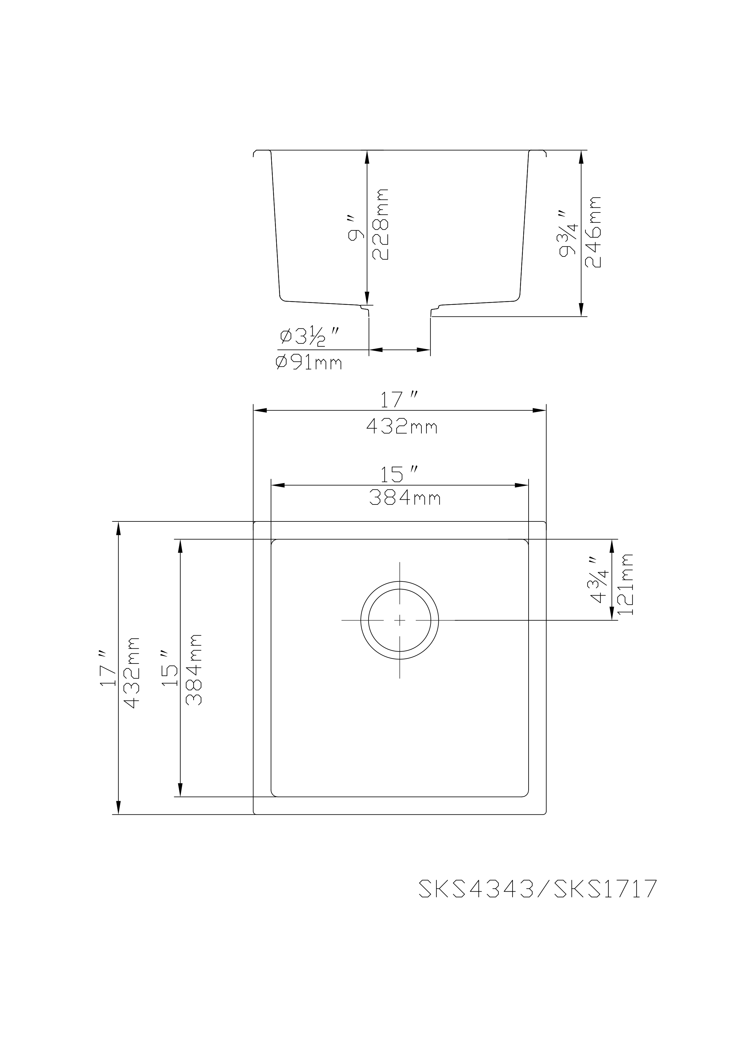 Hot Sale! Matte White POS Quartz Undermount Single Kitchen Sink 432x432x246