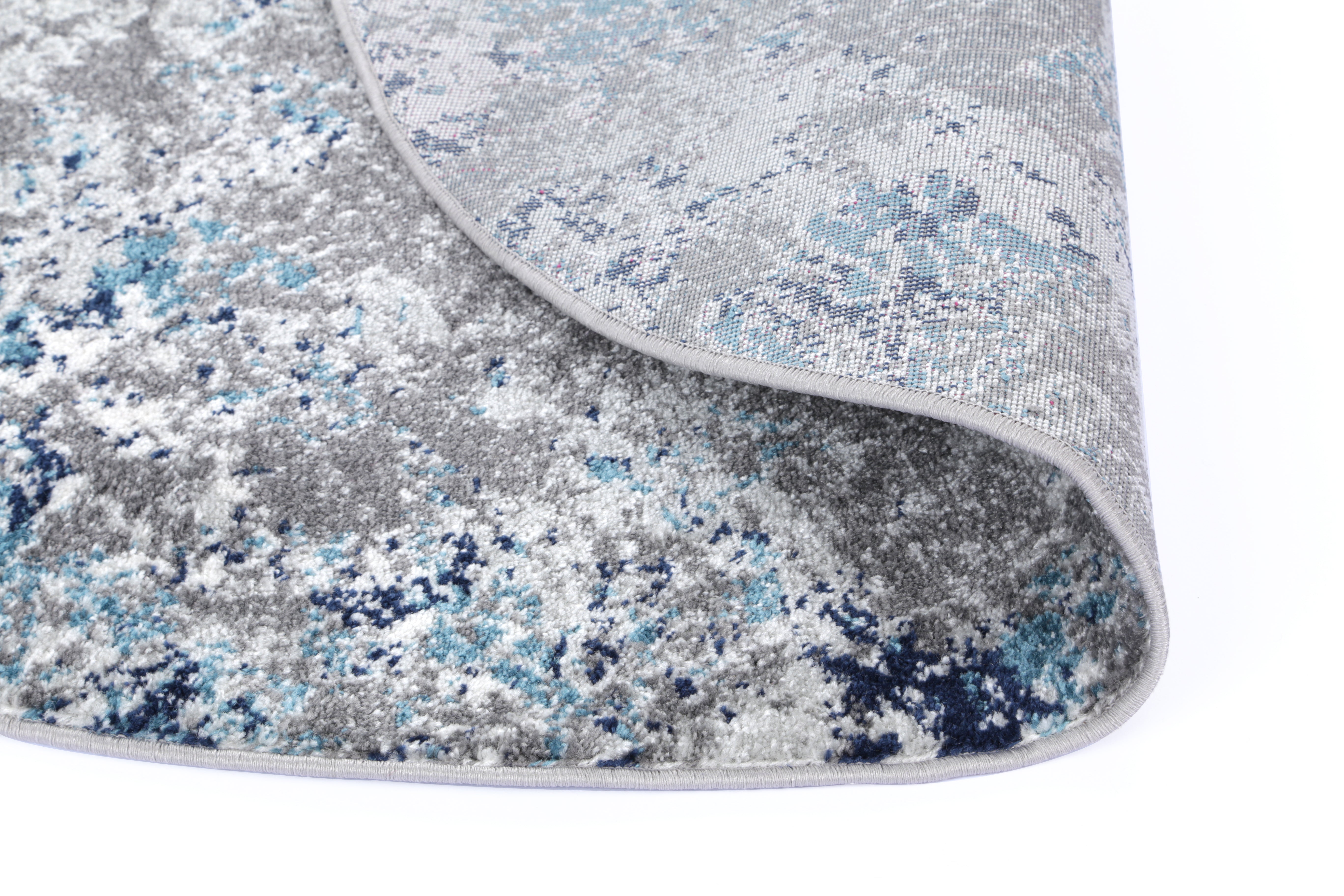 Trendy Grey Blue Ligures Rug - A Great Addition