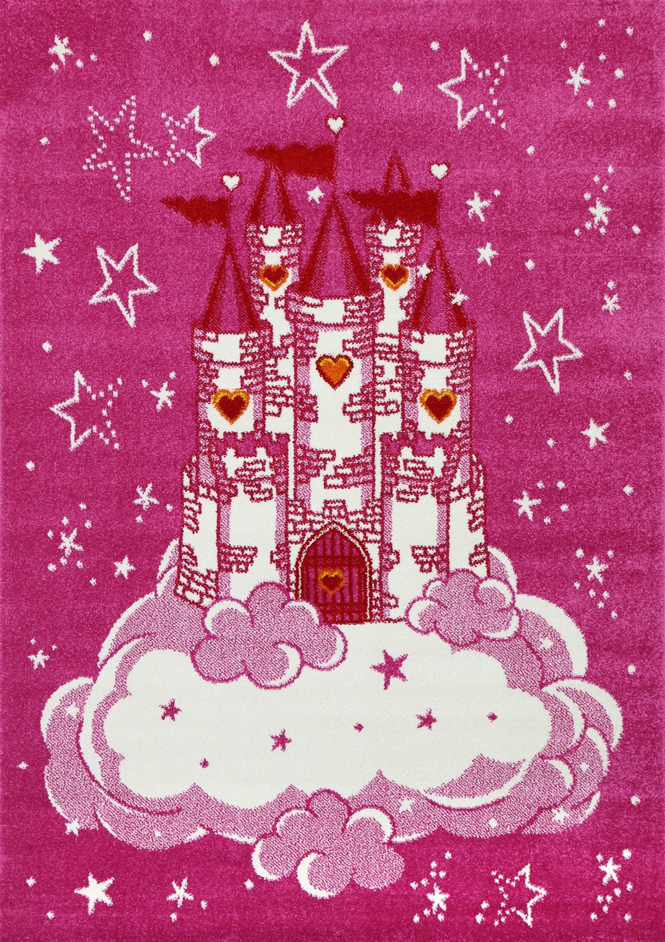 Pink Castle Rug for Lovely Nova Kids