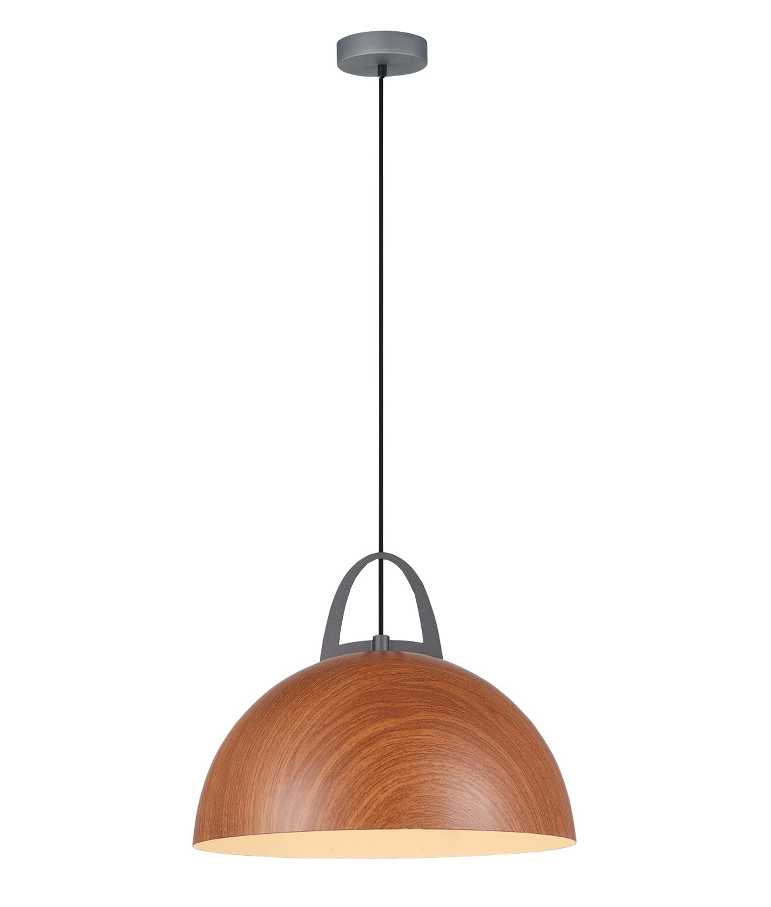 LEGNA: Vintage-Style Aluminium Dome-Shaped Single Pendant Light for Interior