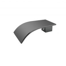 Esperia Gun Metal Grey Square Wall - Mounted Bath Spout with 15 - Year Warranty