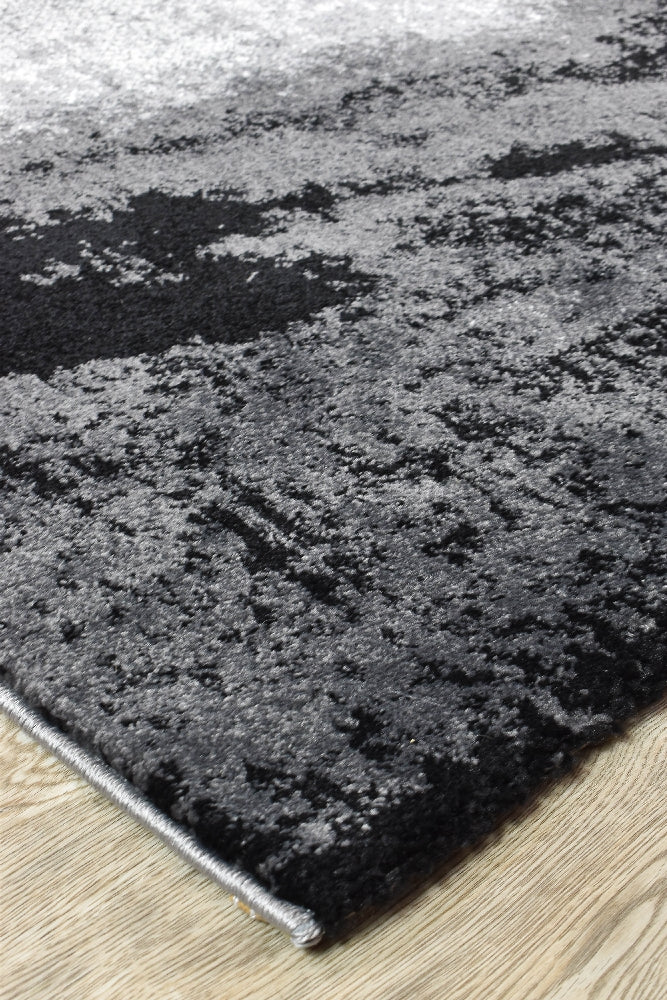 Hot Sale! Novus 98A Machine-Woven Polypropylene Rug in Light and Dark Grey