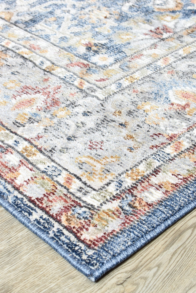 Hot Sale! Medina Machine-Made Polypropylene Dark Blue Floor Rug A156A for Elegant Living Spaces