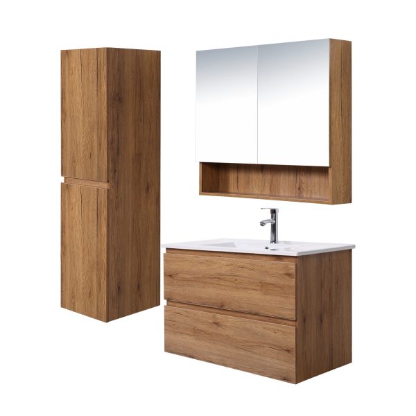 Exclusive Offer! Luna 900mm Wall - Hung Plywood Bathroom Vanity for Elegant Storage