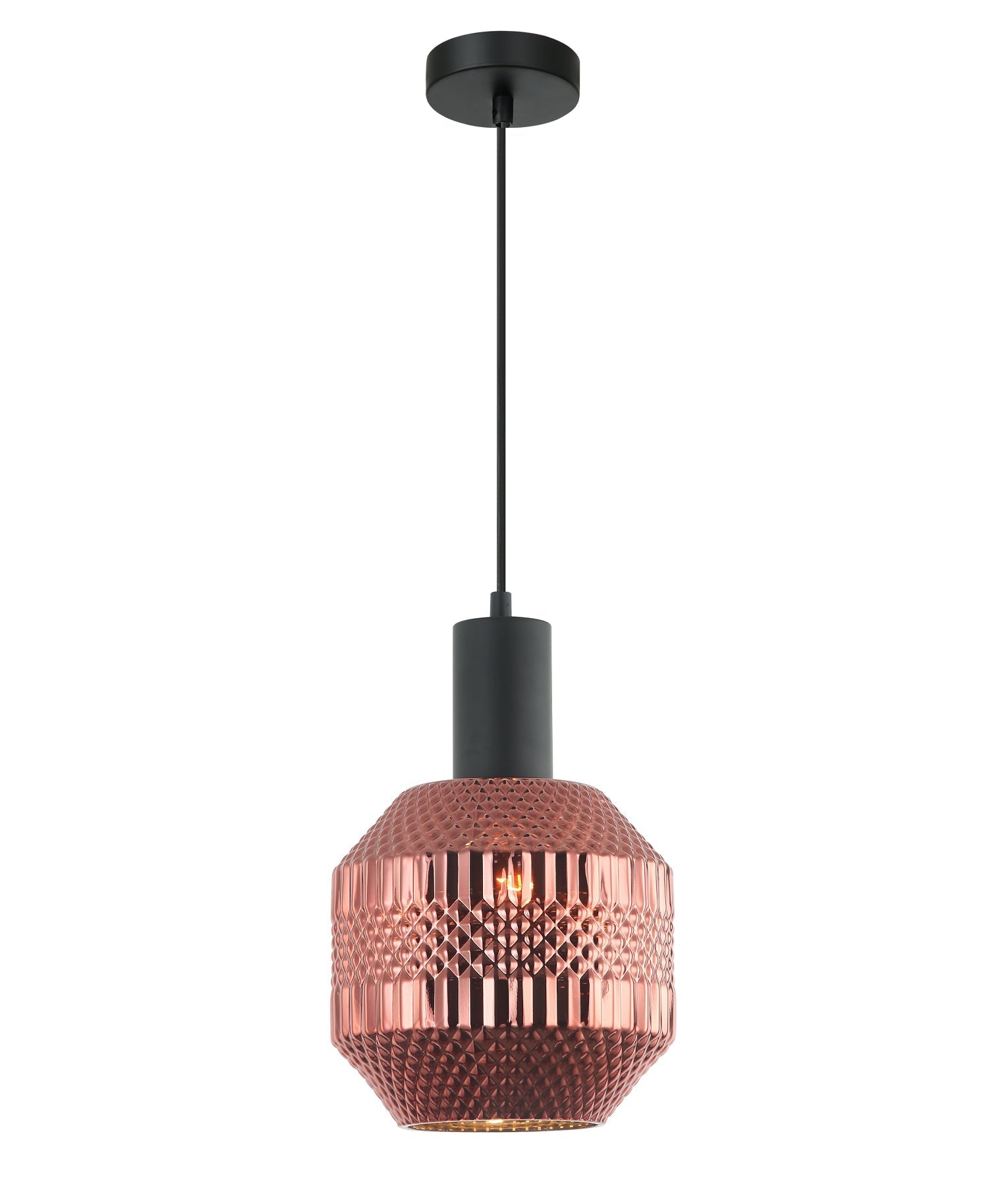 Hot Sale: Interior Glass Jar-Shape Pendant Lights with Quadrilateral Segment Design