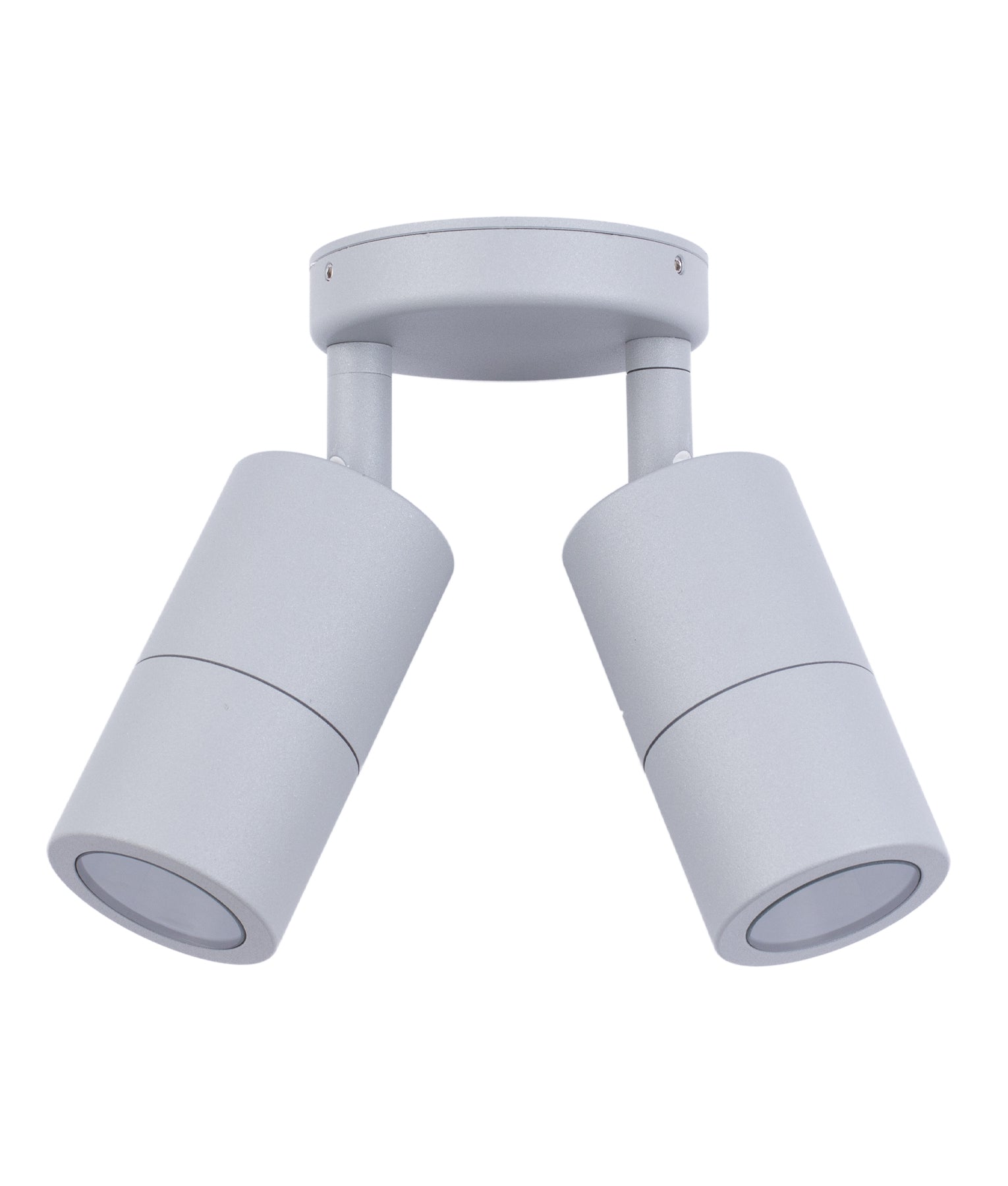 Matte Grey GU10 IP65 Exterior Wall Pillar Spot Lights