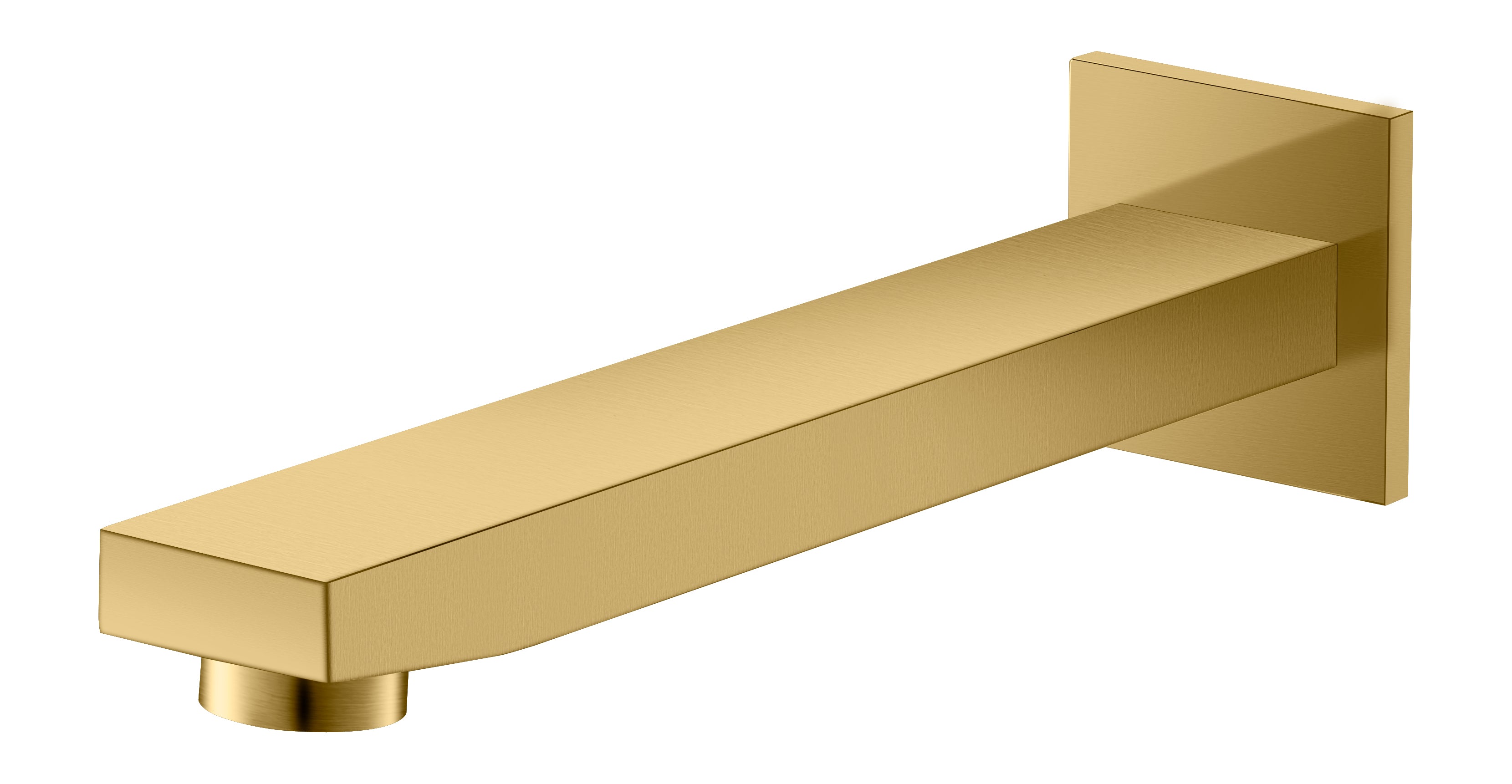 Brushed Gold Flores Bathroom Bath Spout for a Stylish Look