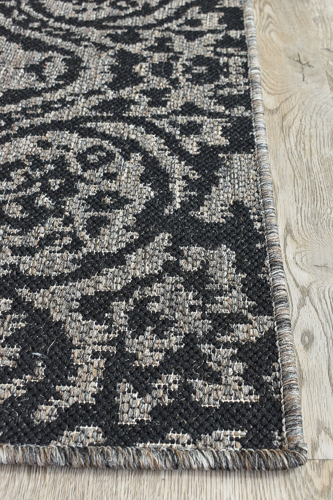 Affordable Alaska Runner Rug in Brown & Black