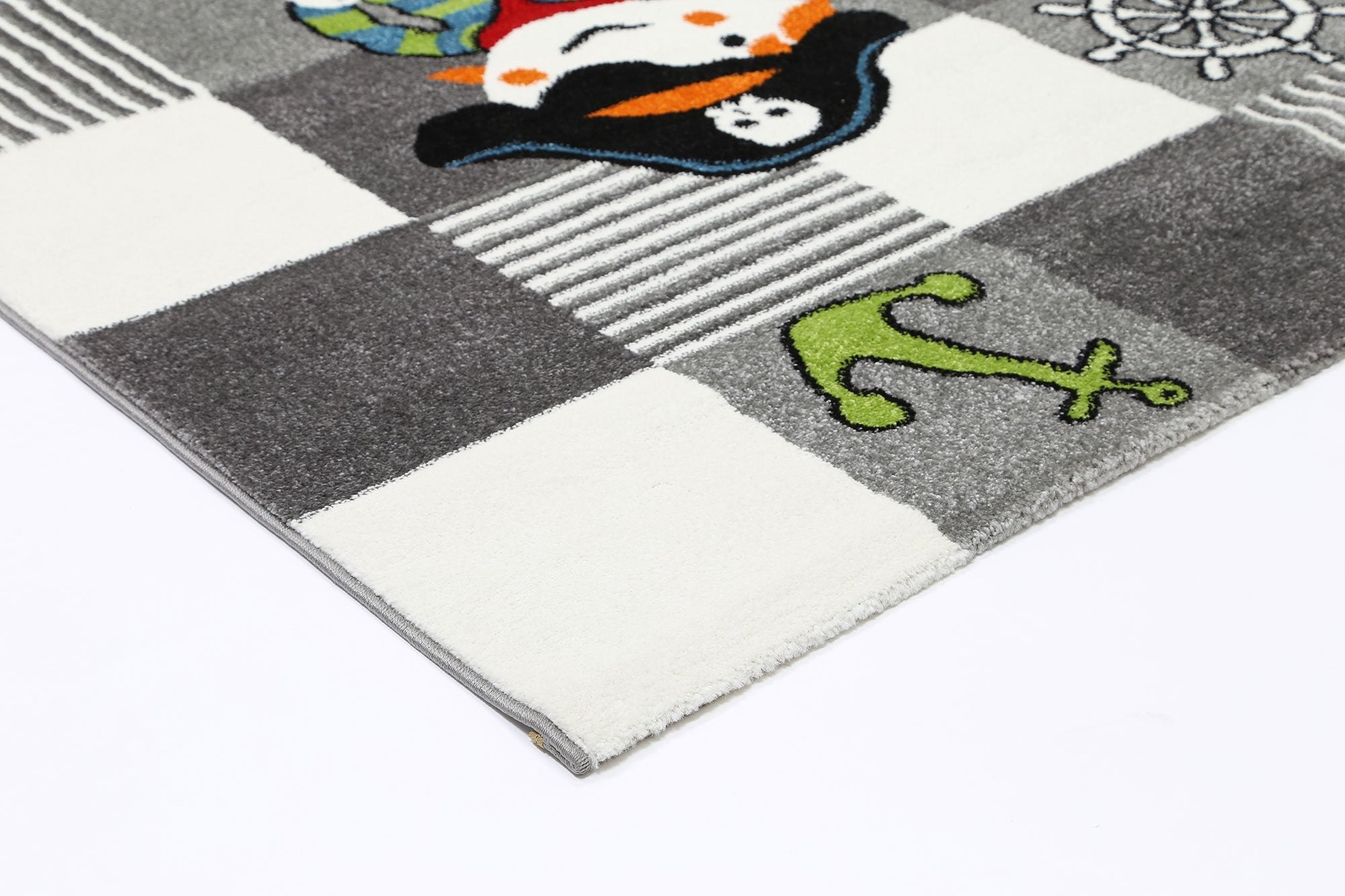 Hot Sale! Nova Grey Pirate-Style Rug Perfect for Kids