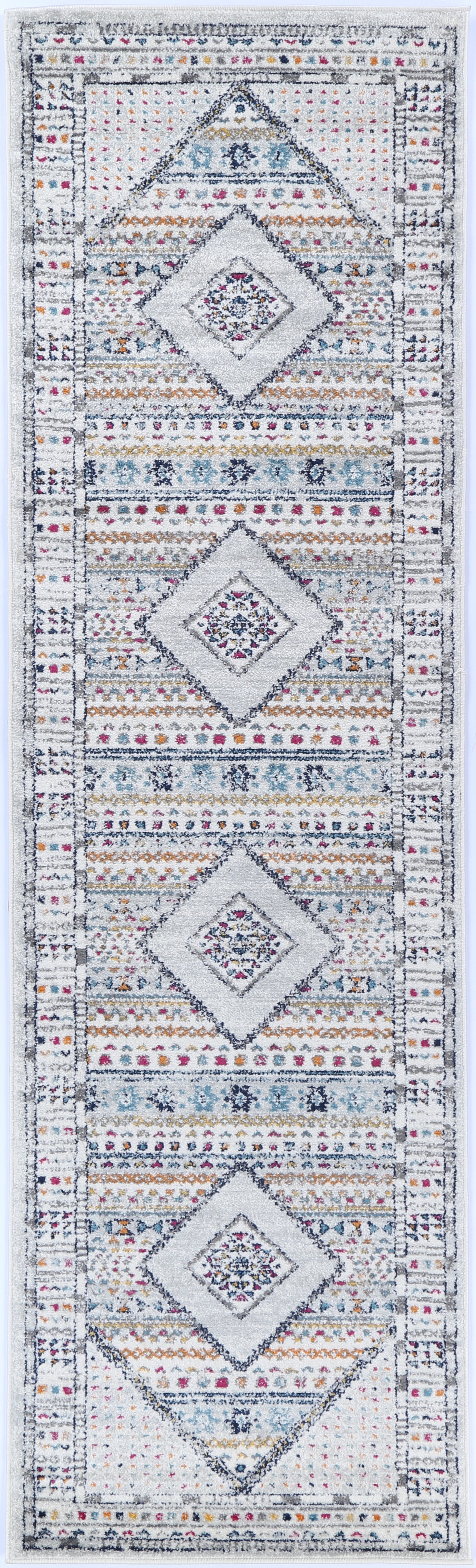 Durable Multi Tribal Polypropylene Rug from Turkey