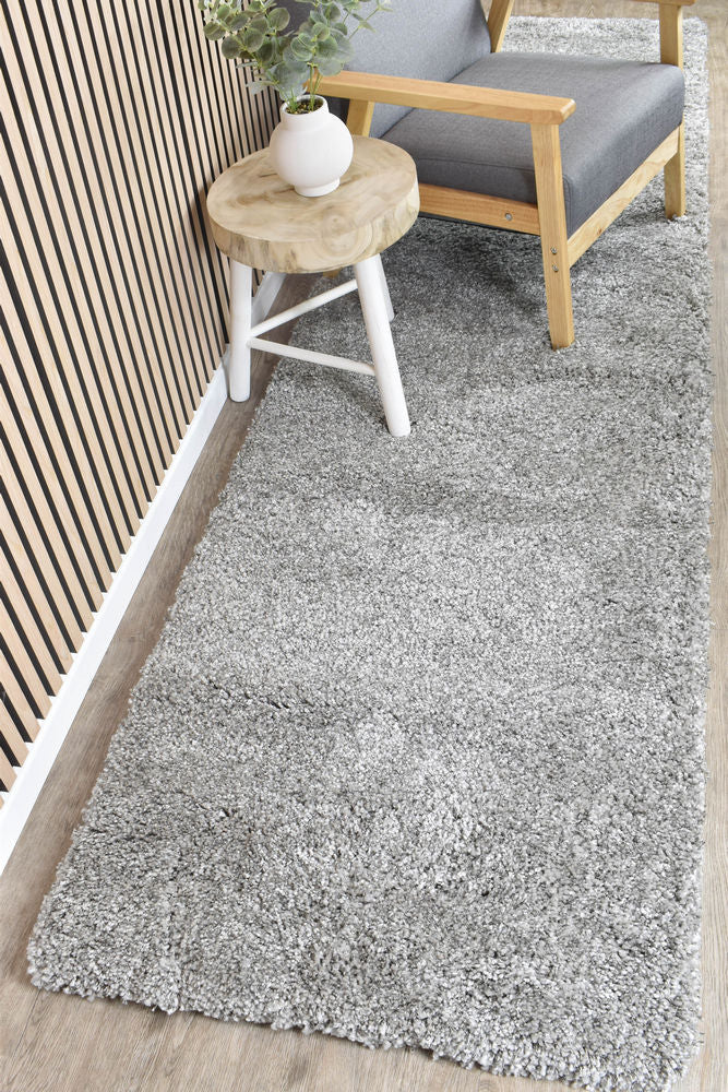 Leona Light Grey Runner Rug - Soft & Trendy