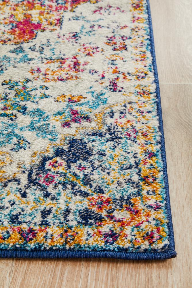 Special Offer! Evoke Carnival Transitional White Runner Rug for Your Home