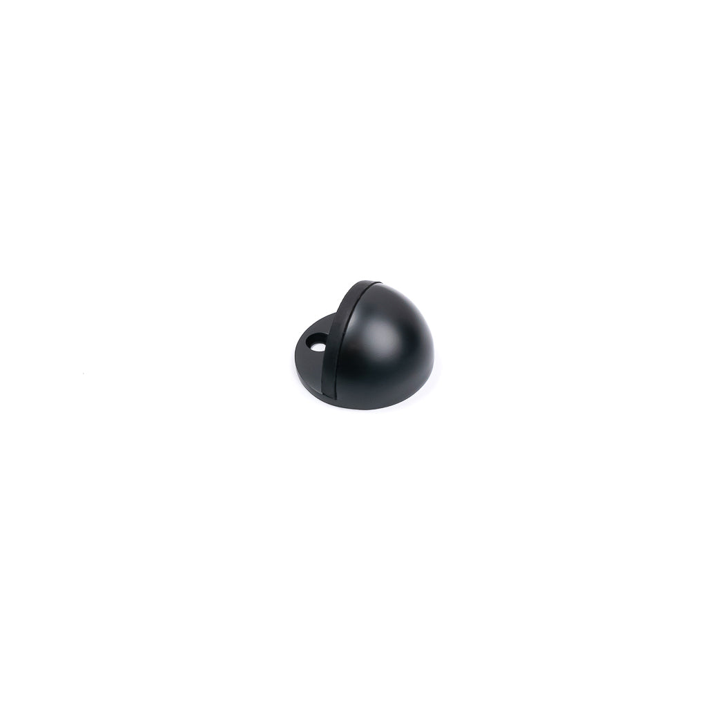 Amazing Half Moon Door Stop - Satin Brass & Matt Black