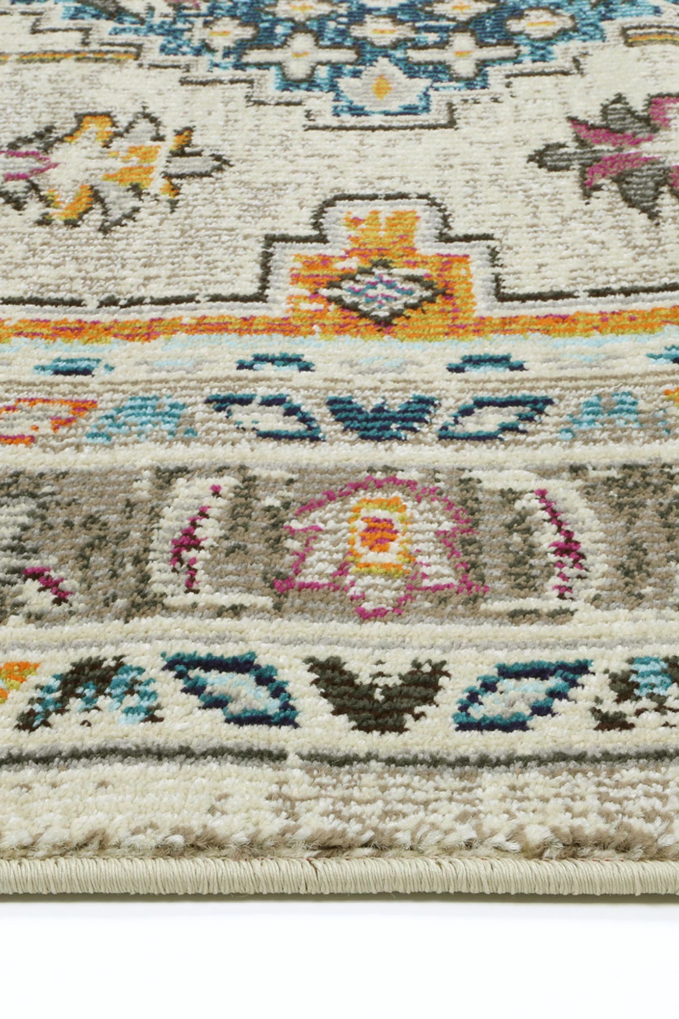 Exquisite Rebecca Multi - Patterned Durable Rug