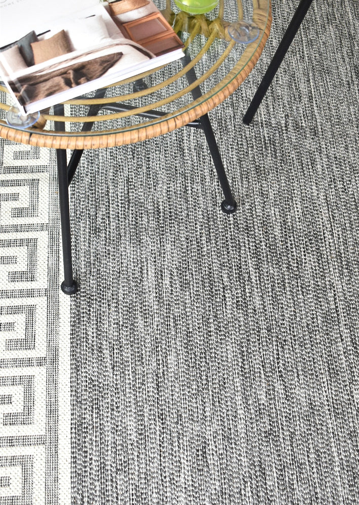 Alaska Light Grey Washable and Non - Slip Rug in Various Sizes