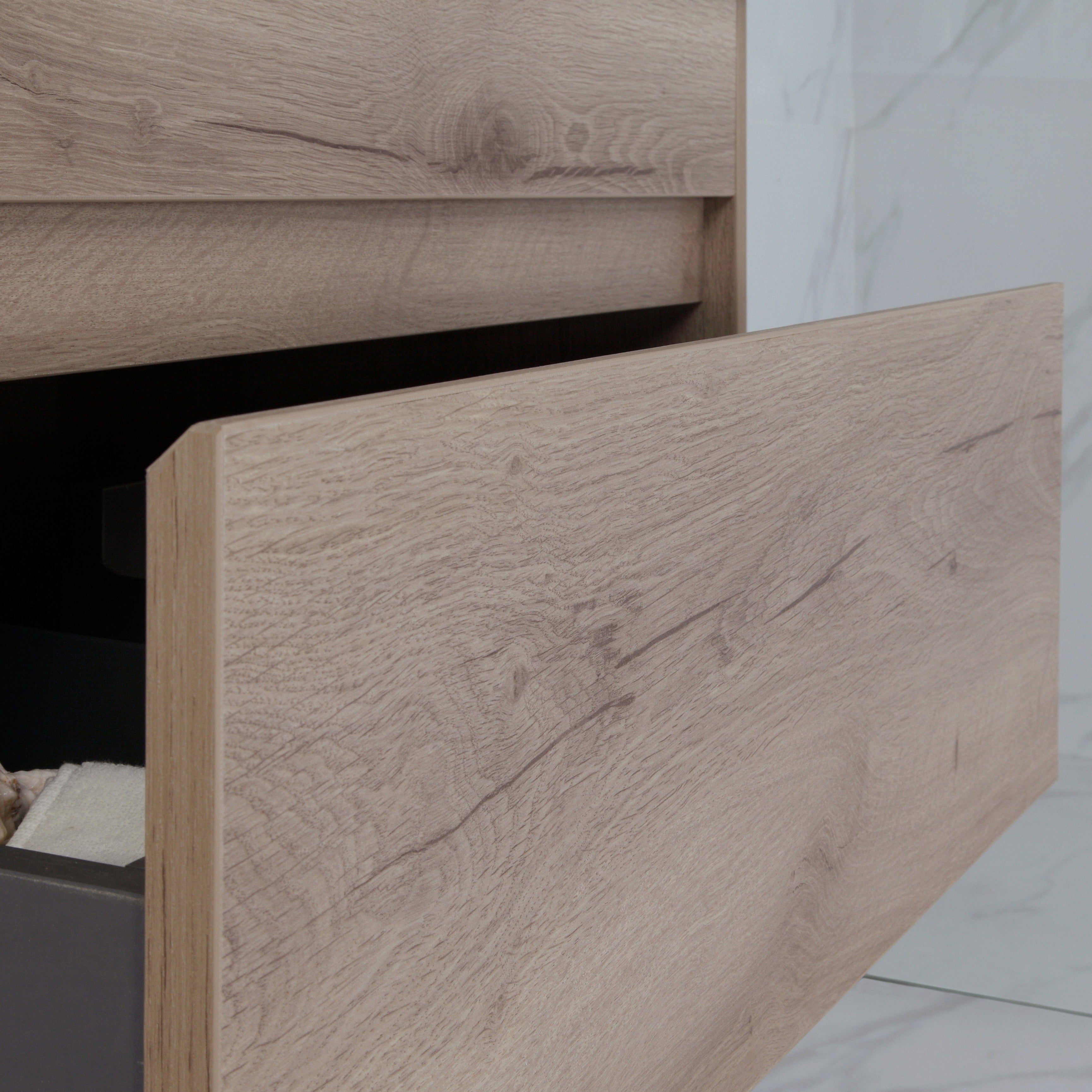 Get the Best MAX MDF Freestanding Vanity in Natural Oak - All Sizes Available