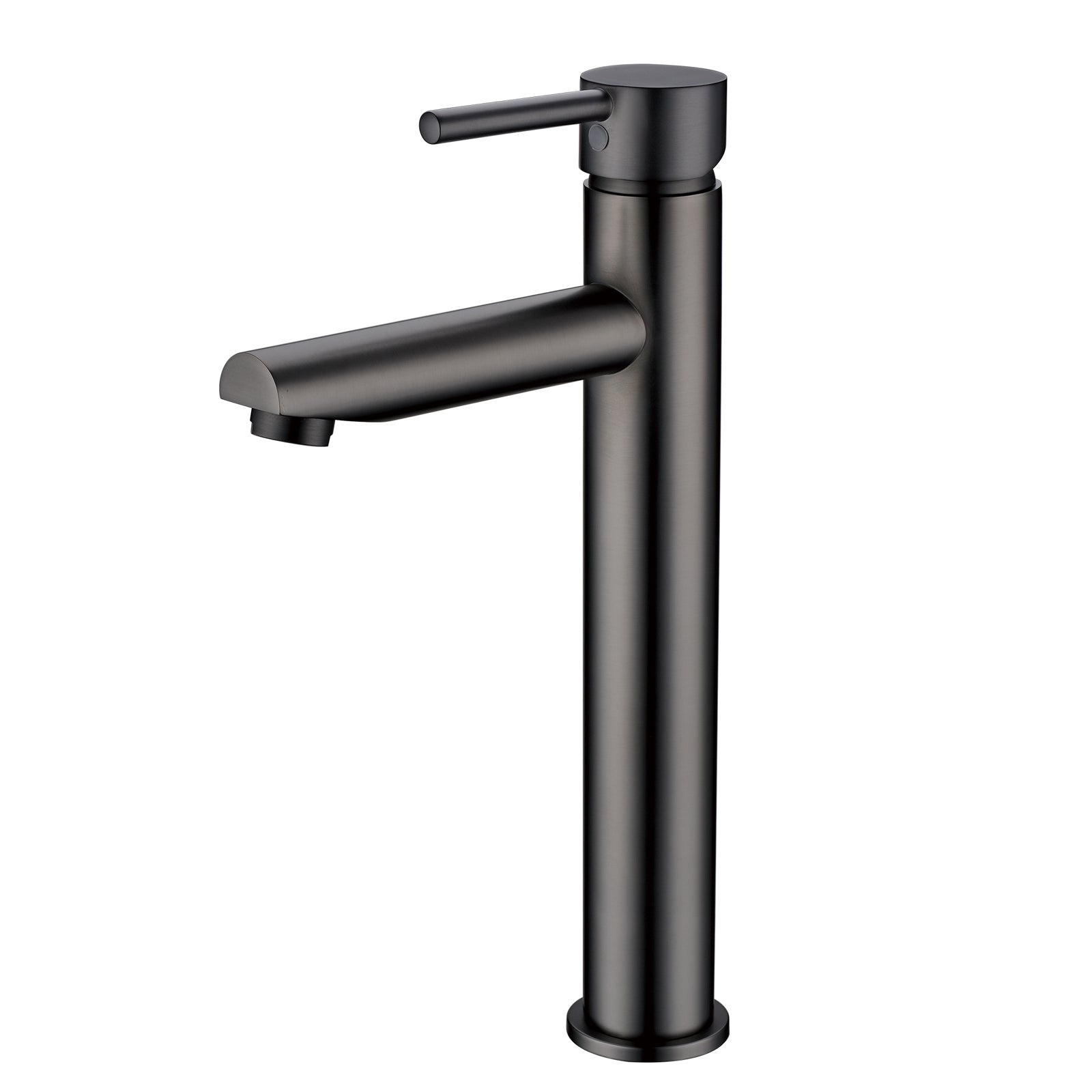 Hot Deal! Pentro Round Tall Basin Mixer in Gun Metal Grey
