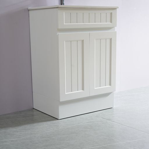 Acacia Shaker PVC Floor Vanity 600 - Premium Quality